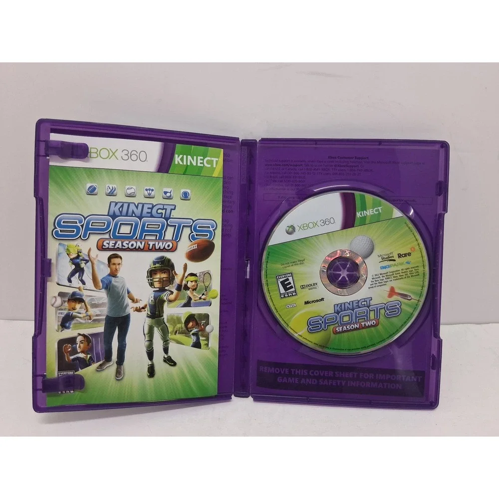 Kinect Sports Season Two Xbox 360 Game Microsoft Kinect Required Sports Rare